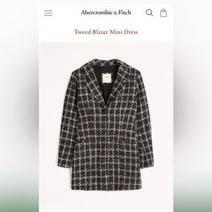 Tweed Blazer Mini Dress